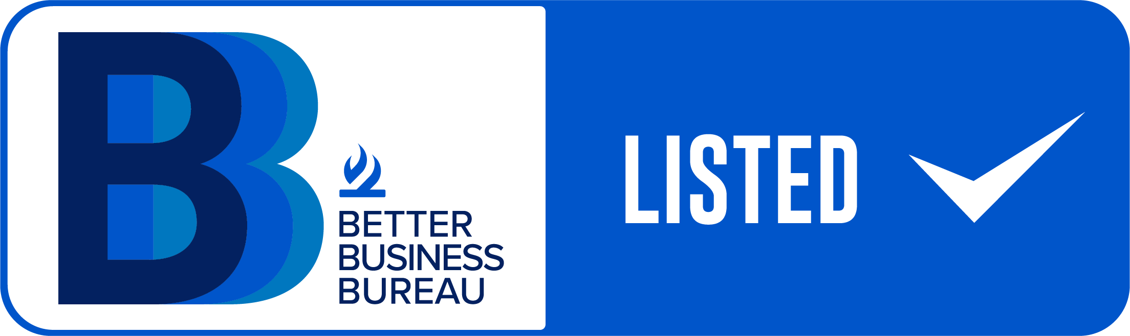 Listed on the Better Business Bureau
